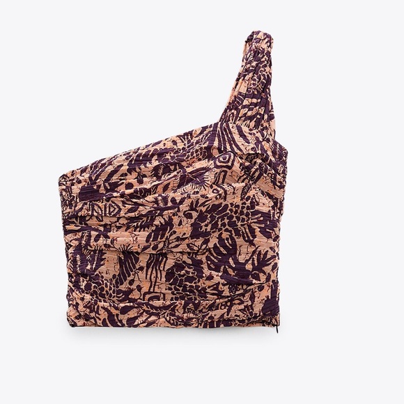 ZARA Printed Co-ord Sarong Skirt Set - Picture 7 of 9